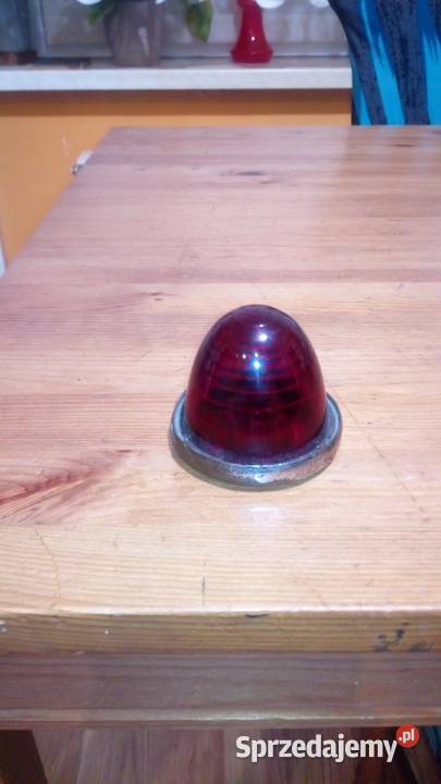 Stare szklane tylne lampy samochodowe SEIMA Ref2 Dobieszowice