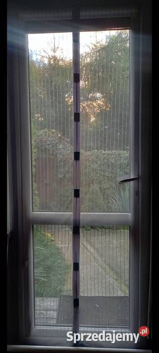 Moskitiera magnetyczna siatka na drzwi dzielona szary Małkinia Górna