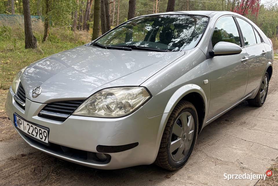 Nissan Primera 16 Benzyna Salon Bezwypadkowy elektryczne lusterka mazowieckie Warszawa