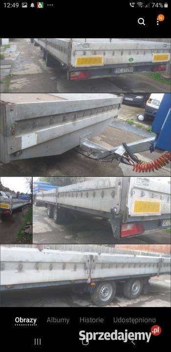 Przyczepa Konar dmc 35 t na poduszkach tandem podkarpackie Tarnobrzeg