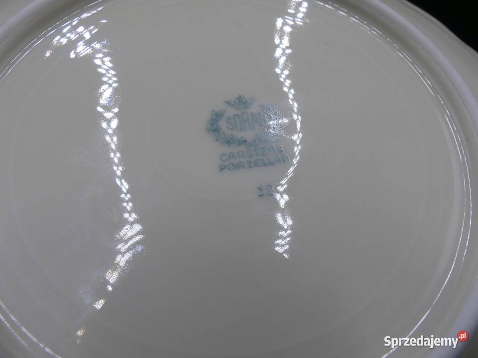 Komplet śniadaniowy Sorau Żary 1928 45 wersja Porcelana i szkło Poznań