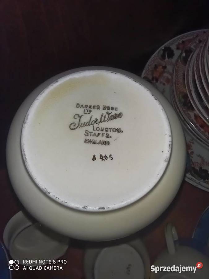 Dzbanuszek 4 filiżank i miseczka BARKER BROS LTD Gdańsk sprzedam