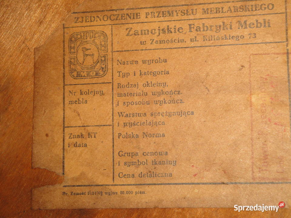 Krzesło SKOCZEK z czasów PRL małopolskie sprzedam