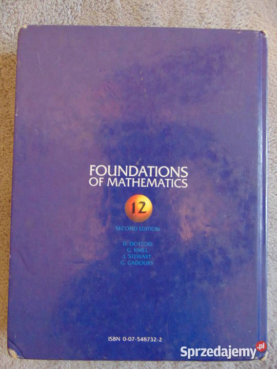 Foundations of Mathematics 12 Stewart Dottori Podręczniki Lublin
