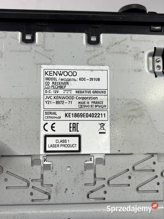 Radio KENWOOD KDC261UB Opole Lubelskie sprzedam