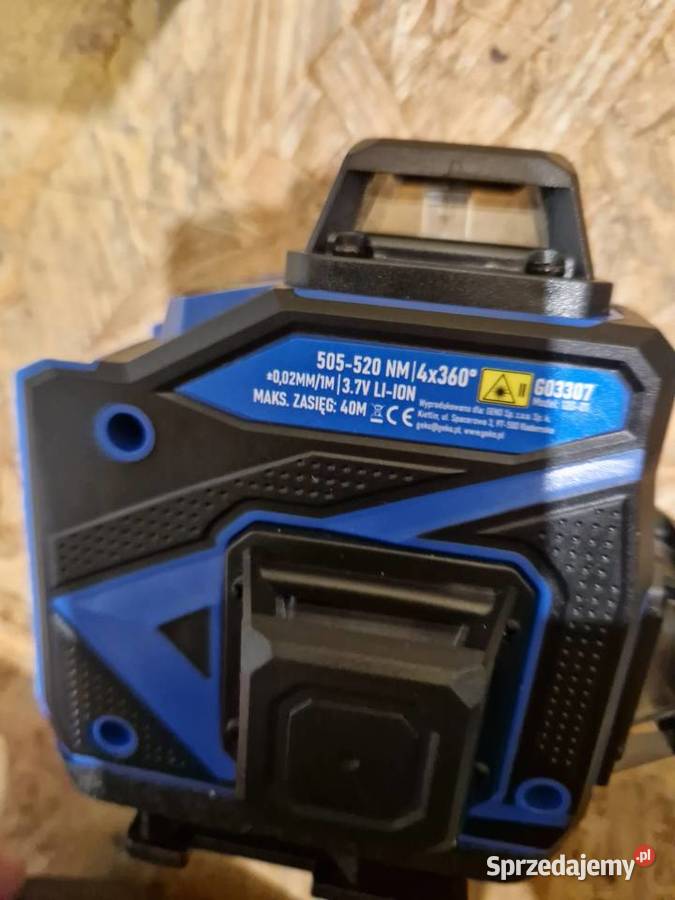 Laser krzyżowy 360 4D 2xAKU walizka akcesoria Głogowa sprzedam