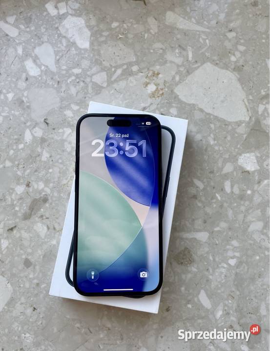 Iphone 15 kondycja 96 Czarny na Gwarancji Okazja Tarnów