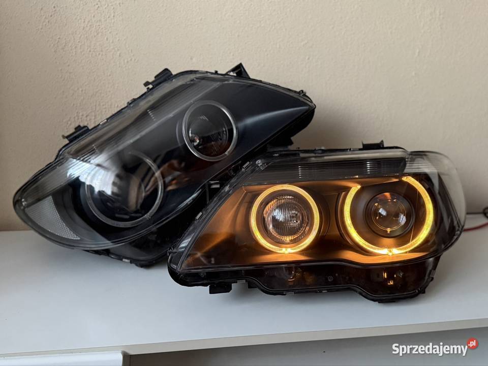 BMW E65E66 LCI Xenon Lampy Reflektory FULL BLACK Bytom
