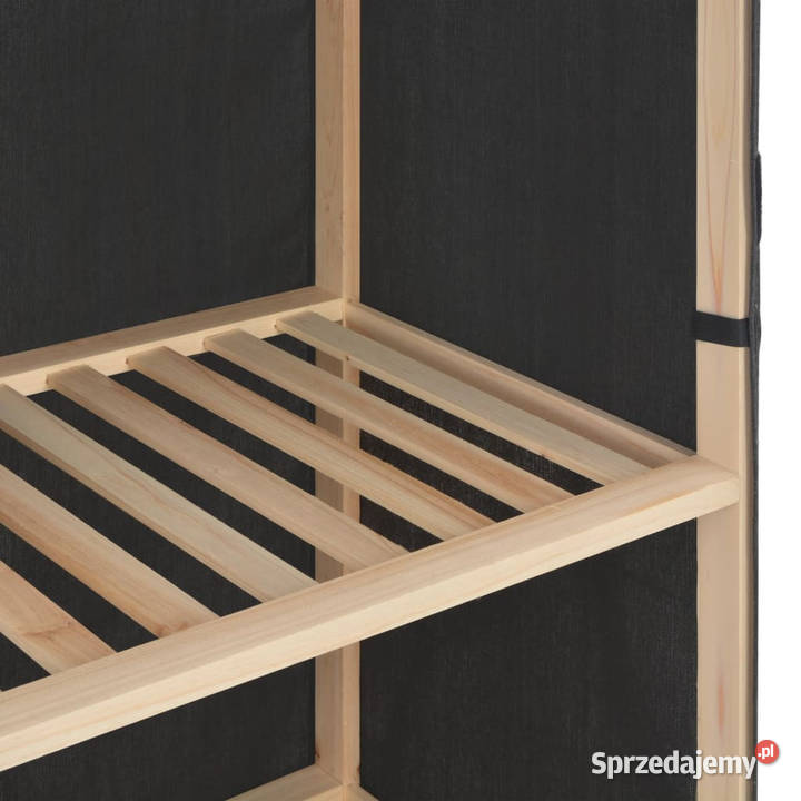 Szafa szara 79 x 40 x 170 materiałowa WM248191 Warszawa sprzedam