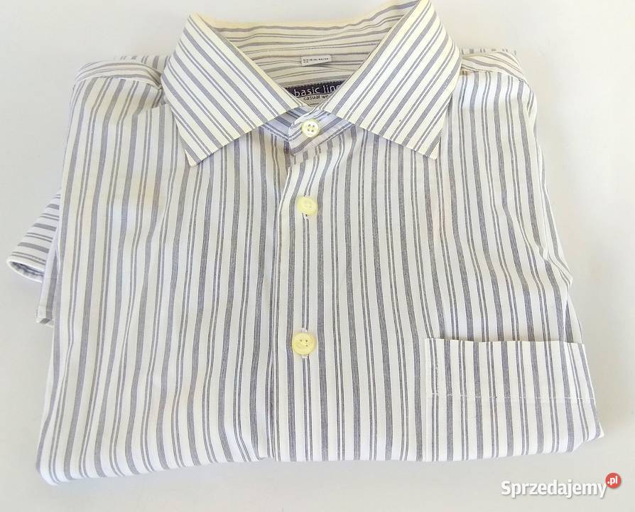 Męska bawełniana koszula BASIC LINE SLIMFIT