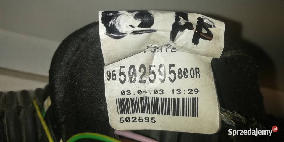 wiązka drzwi przód prawa 9650259580 Citroen C3