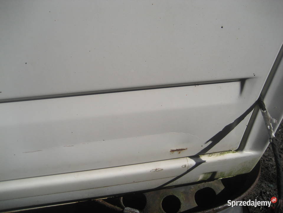vw t4 9803r drzwi przód prawe białe Drzwi