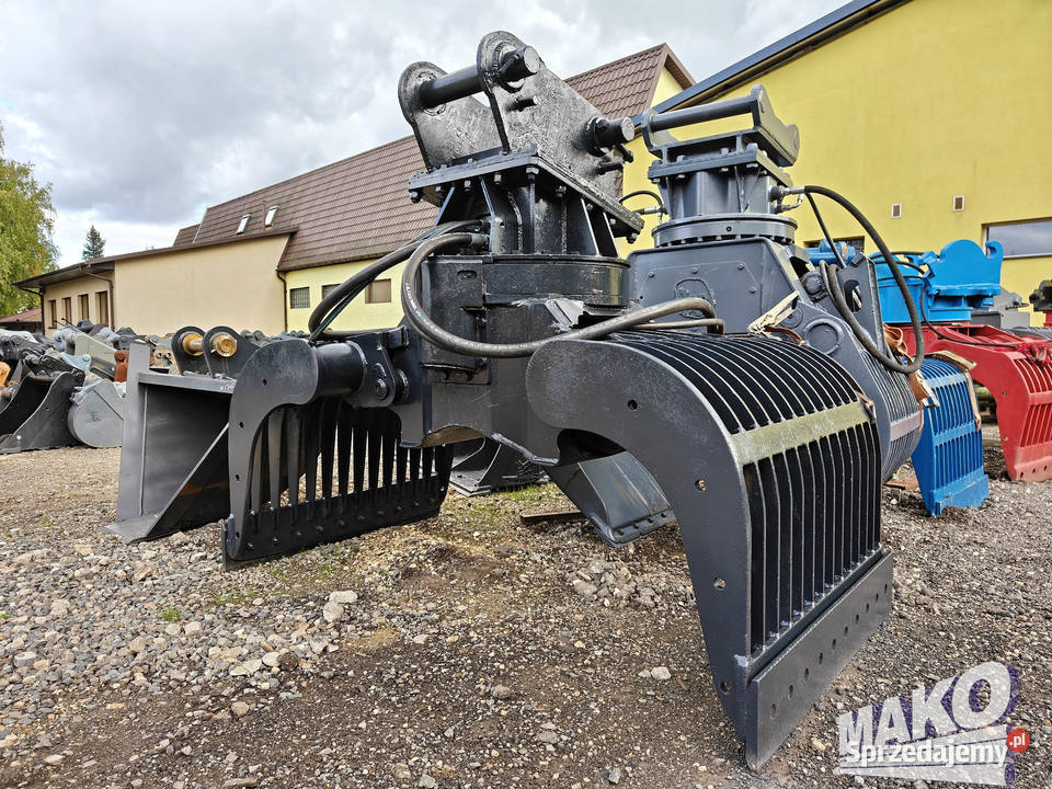 Chwytak sortujący wyburzeniowy do koparki Ostrowiec Świętokrzyski