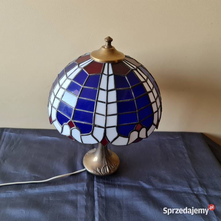 Lampa Tiffany witrażowa Okres PRLu Warszawa