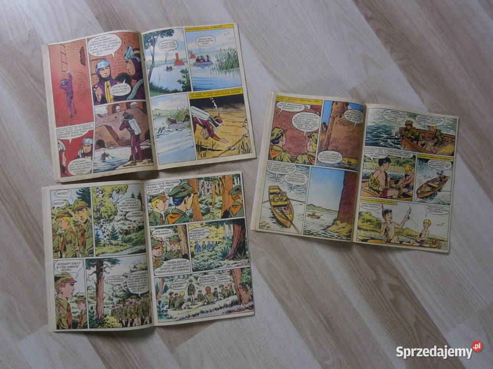 Wieloryb z peryskopem komiks 1978 seria 3 Łódź