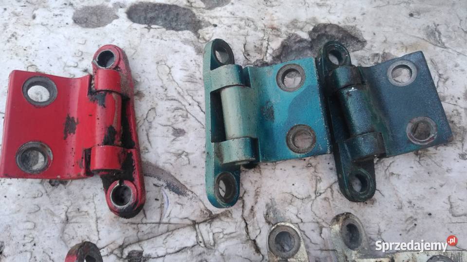 Polonez zawiasy komplet na przednie drzwi L i P osobowe Stalowa Wola