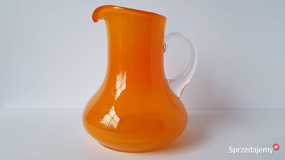Pomarańczowy dzbanek Fiedorowicz Ząbkowice Dąbrowa Górnicza sprzedam