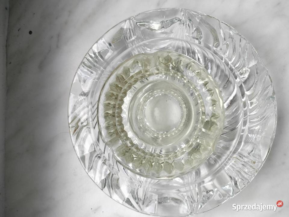 Popielniczka Ząbkowice prl zestaw Choszczno