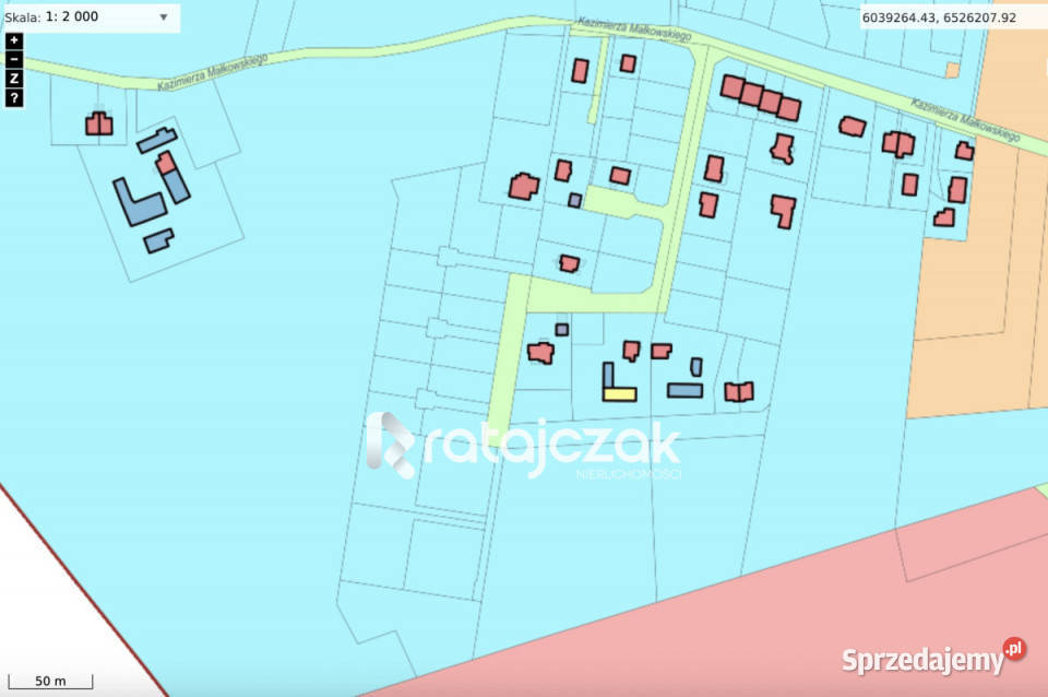 Grunt Gdynia Kazimierza Małkowskiego 2069m2