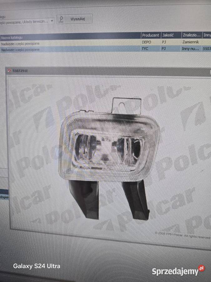 Halogen przedni Lewy Opel Astra F 9102 osobowe Bytów sprzedam