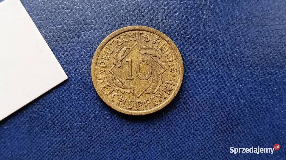 Stare monety 10 pfennig 1935 A Niemcy Kolekcje Lesko