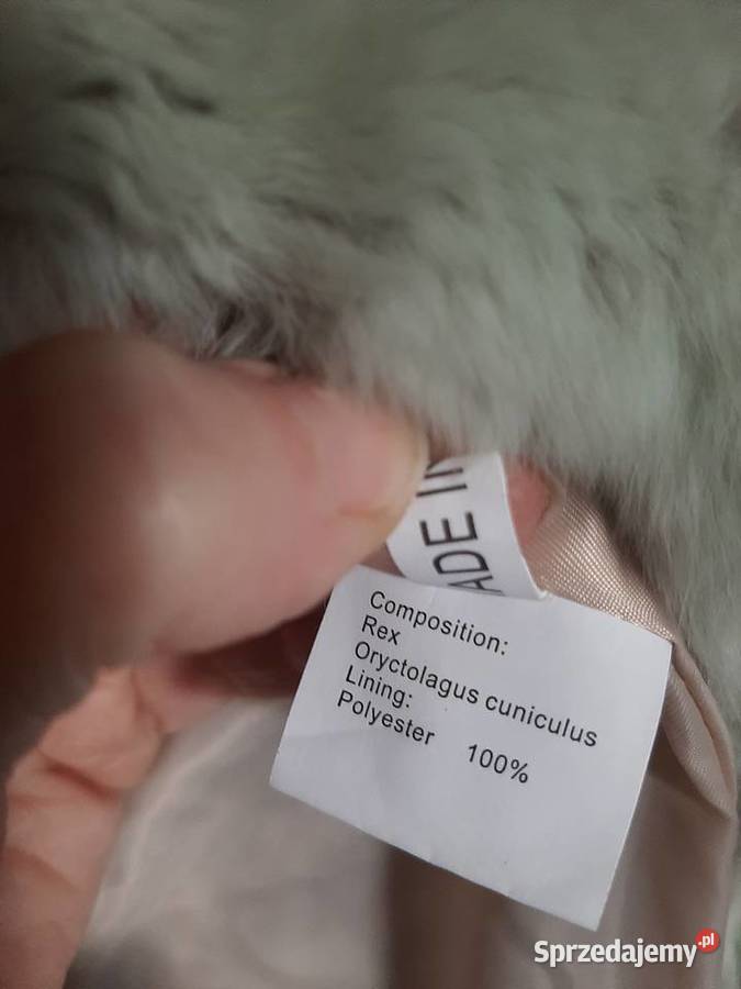Nowe futerko z królika rex Lewinsky Sosnowiec