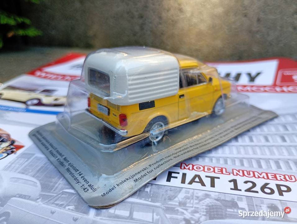 FIAT 126P BOMBEL model kolekcja 143 kultowe auta Warszawa