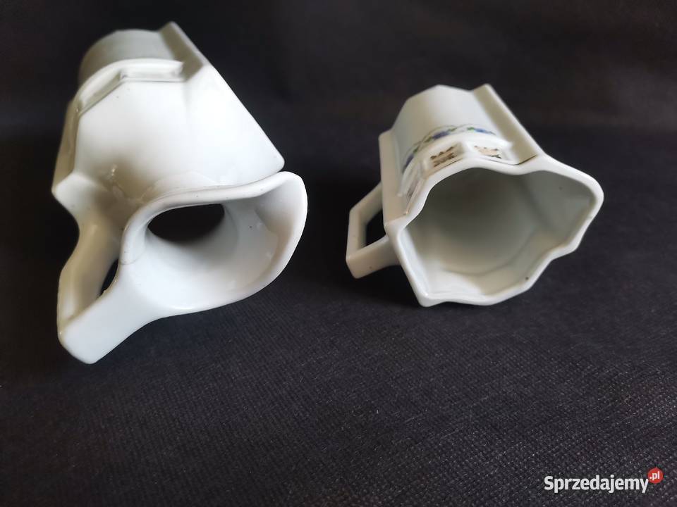 Stara przedwojenna porcelana 2 dzbanki Secesja Katowice