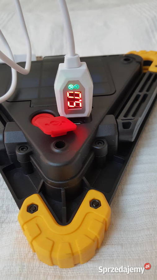 TRÓJKĄT OSTRZEGAWCZY LED AKUMULATOROWY POWERBANK Poznań