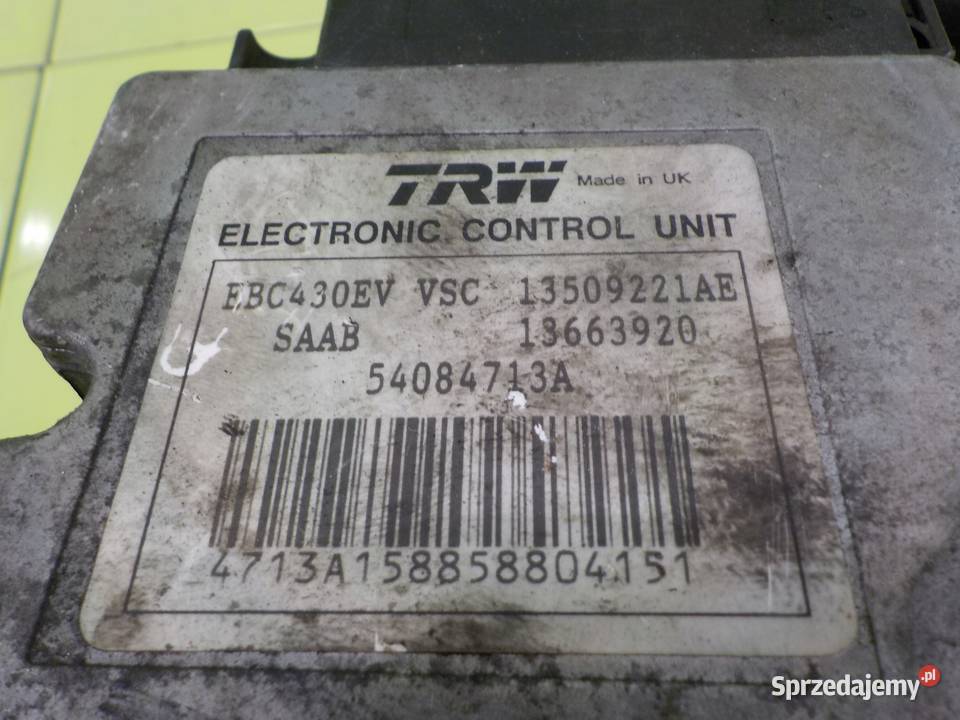 SAAB 93 93 II 19 TID 0207r pompa ABS 54084713A mazowieckie Suków