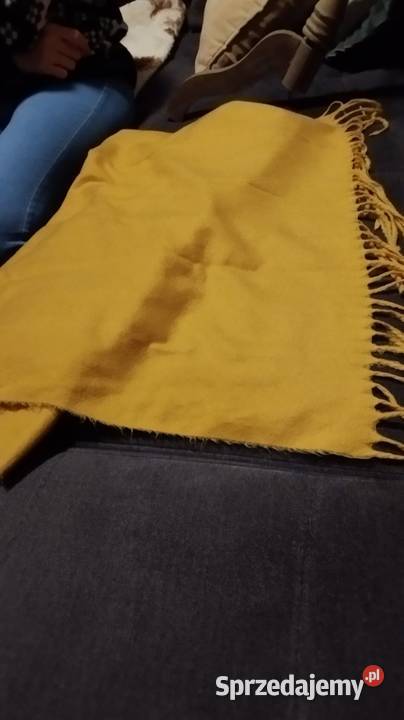 szal damski musztardowy house Poznań sprzedam