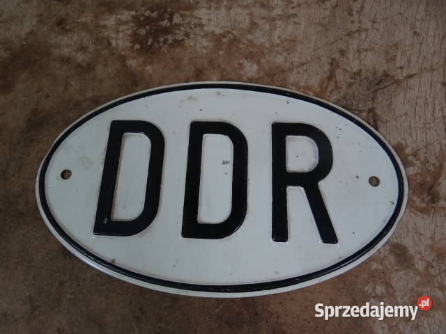 DDR ka tabliczka Trabant Wartburg IFA Barkas org osobowe