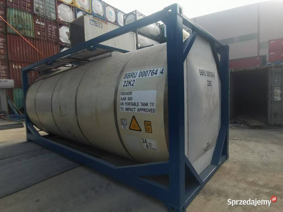 SUPER Kontener 20ft CIMC poj 24 000 litrów L4BN Rok produkcji 2007 mazowieckie Warszawa
