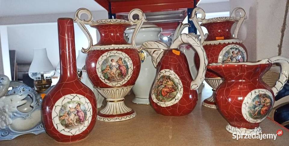 Amfora dekor antyczny terakotowy Gdańsk