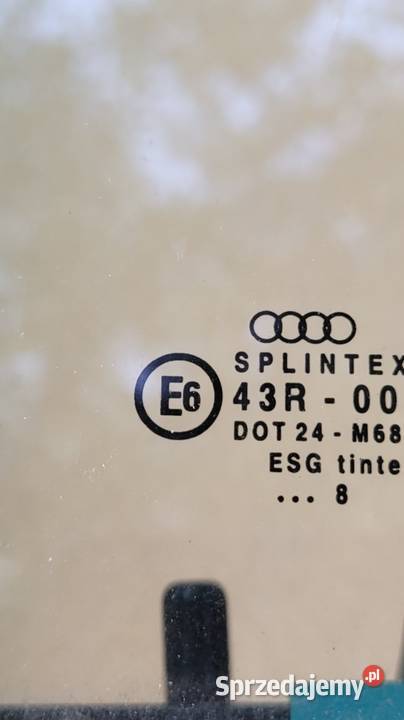 Mechanizm opuszczania Szyby AUDI A4 B5 PT kpl Rok produkcji 1998
