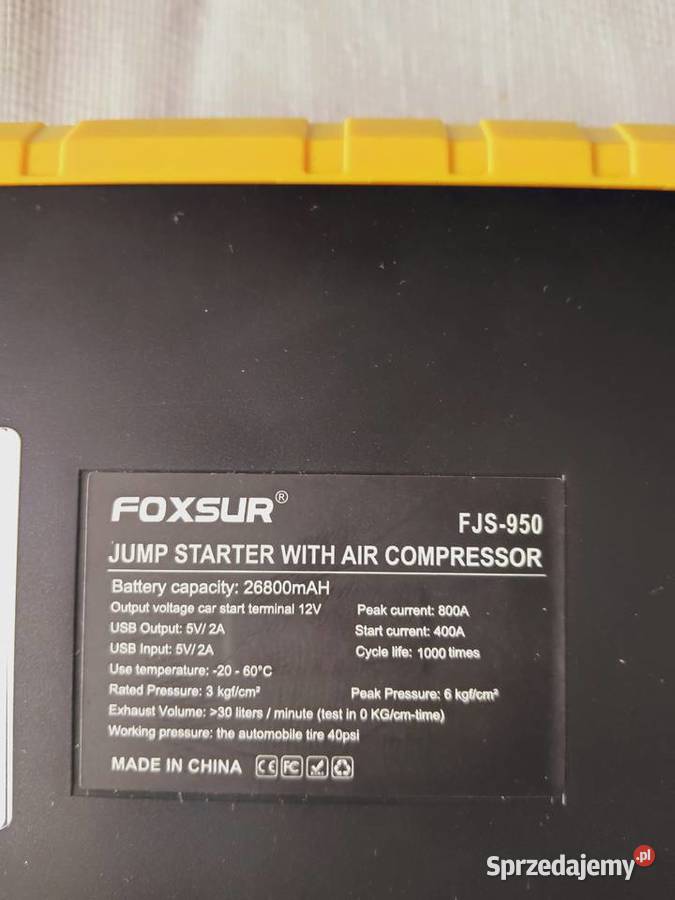 Awaryjny rozrusznik samochodowy