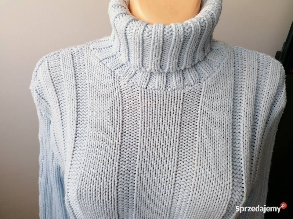 DAMSKI BŁĘKITNY SWETER GOLF BUENA STYLE R Łódź sprzedam