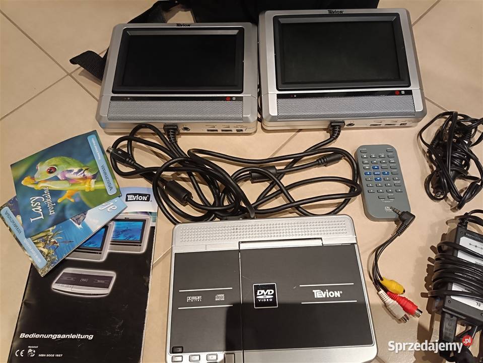 DVD SAMOCHODOWE TEVION MD80931 DWA EKRANY DVD i Blu-ray podkarpackie Tarnobrzeg