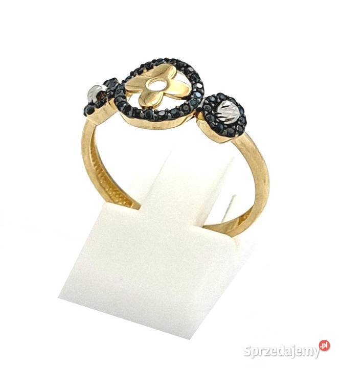 Pierścionek r18 Złoty pr333 wzór Wanklif z Poznań