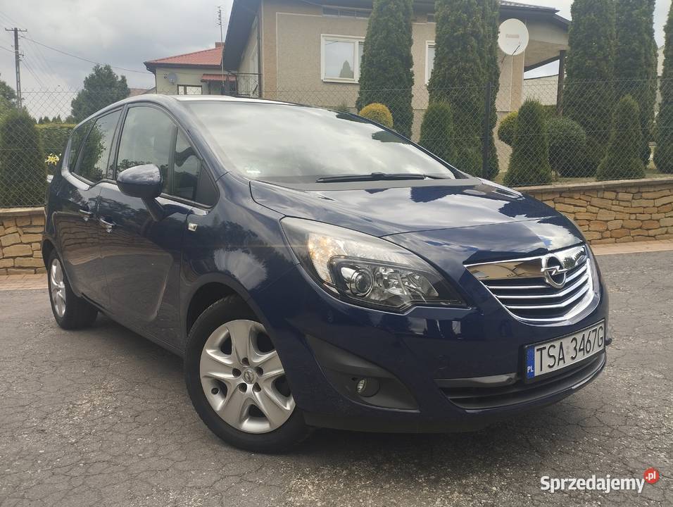 Opel Meriva B 14 benzyna 100 2011r przebieg kurtyny powietrzne Samochody osobowe Sandomierz