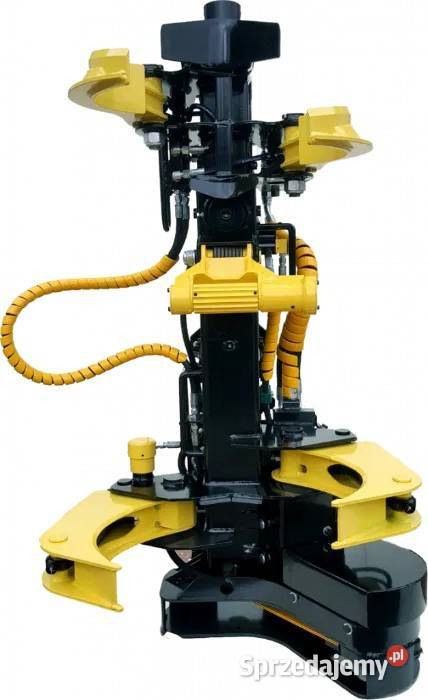 Głowica ścinkowa ARBRO 400S na koparkęciągnik lubelskie Śniadówka