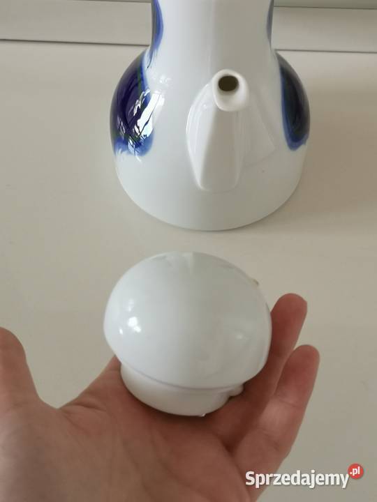 Dzbanek do kawy porcelana Pop Art vintage
