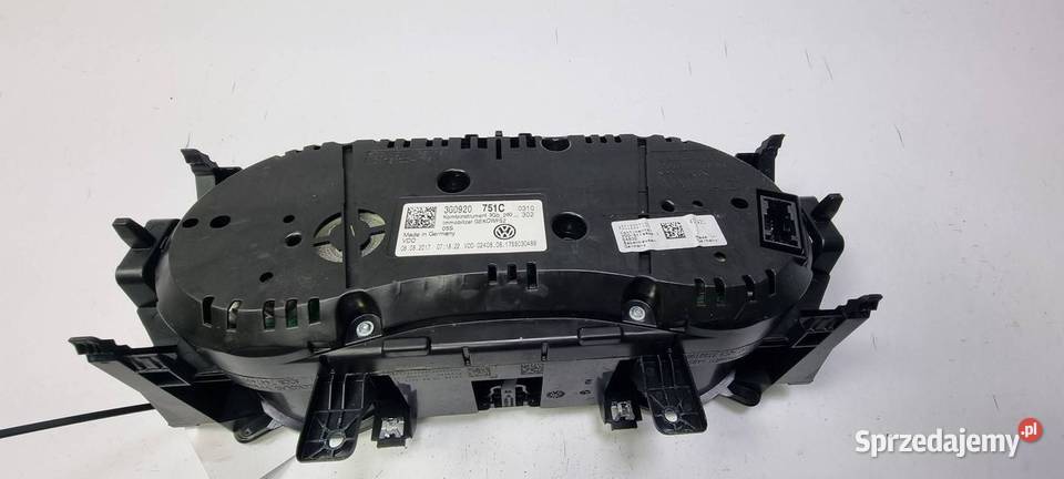 LICZNIK ZEGAR VOLKSWAGEN PASSAT B8 3G0920751C kujawsko-pomorskie Lipno