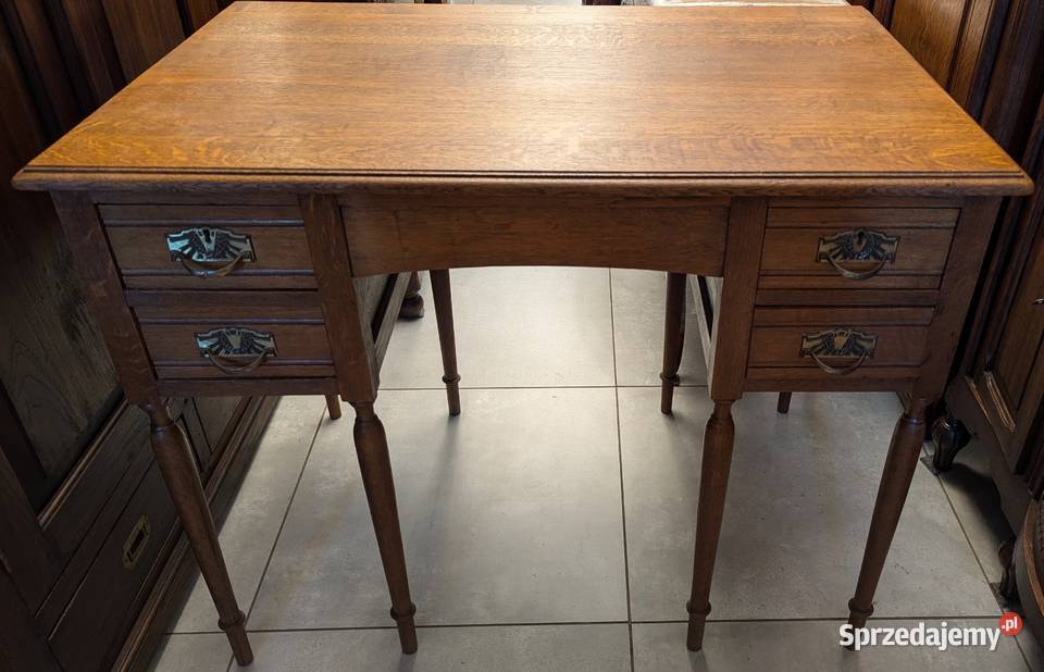 Piękne dębowe biurko secesyjneszer 100 sklep Dąbrowa Górnicza