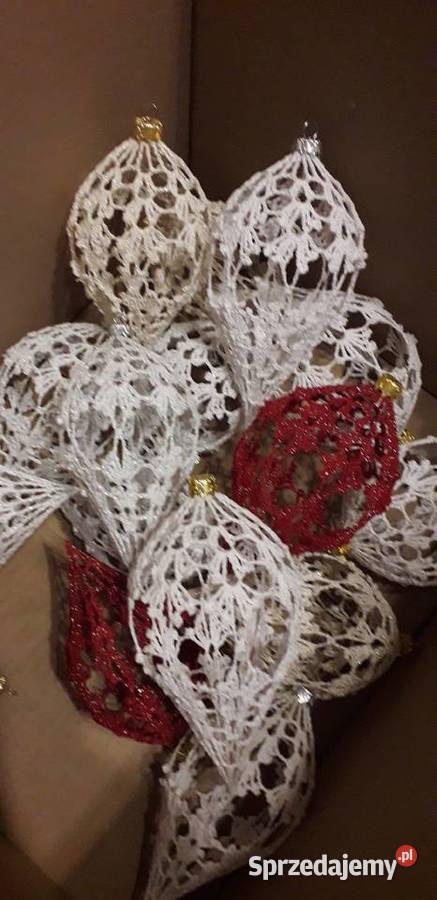 Bombki ręcznie robione na szydełku Łódź
