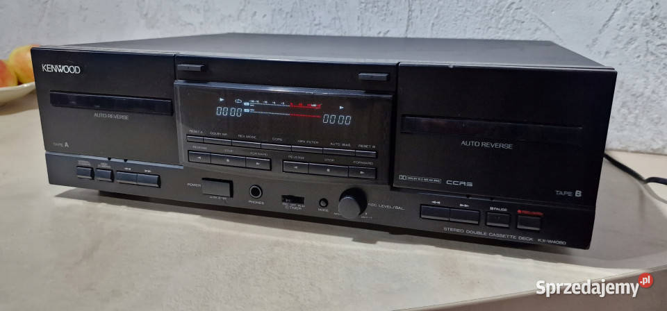 Kenwood magnetofon dwukasetowy KX W 4080 KXW4080 Międzychód