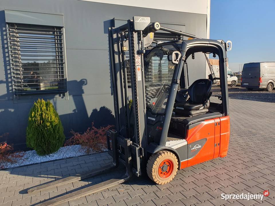 Wózek widłowy LINDE E14 Evo 2016r 7200h E16 E18 diesel małopolskie Proszowice