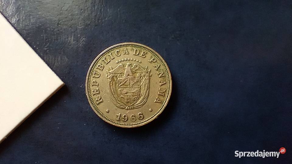 Stare monety 5 cent 1966 Panama Numizmatyka