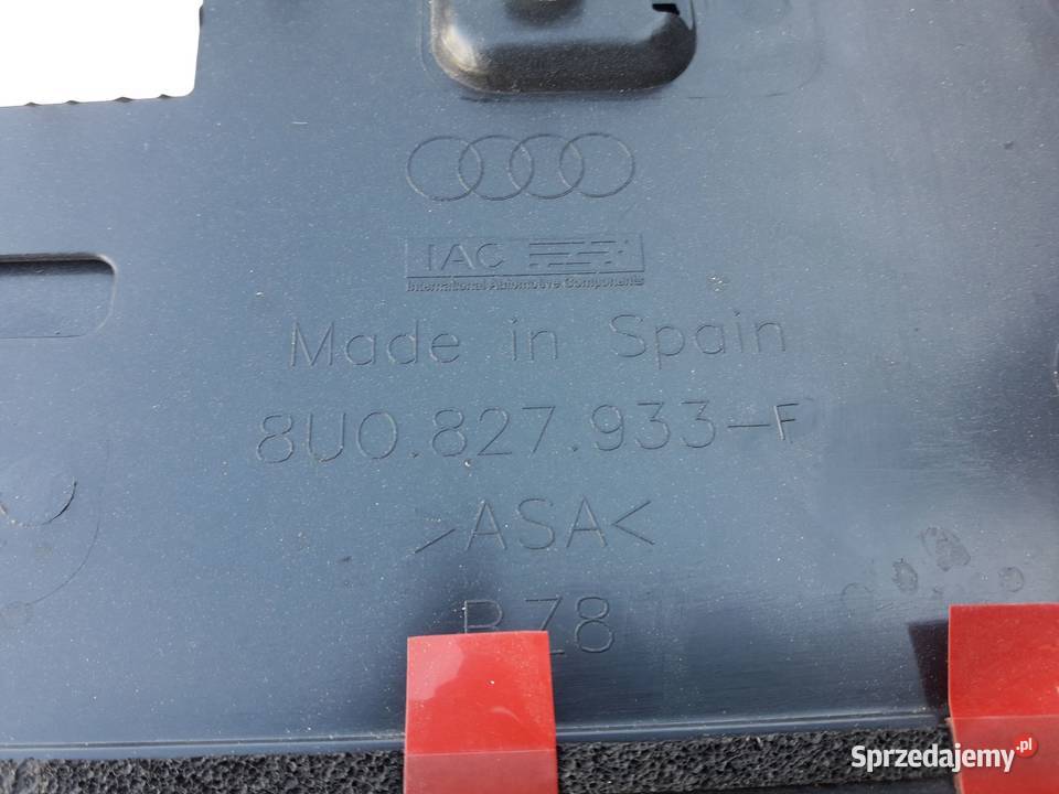 spojler klapy tylnej listwy boczne Audi Q3 8U osobowe Świdwin