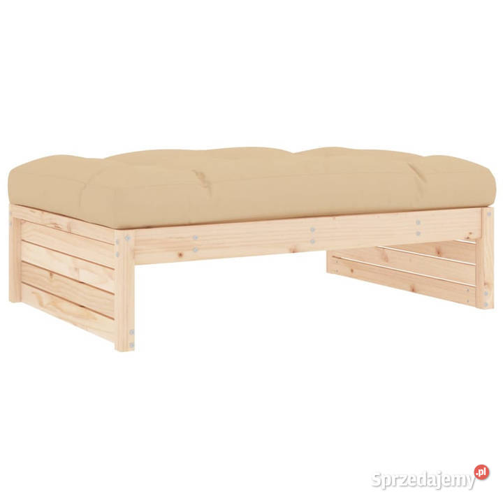 Podnóżek ogrodowy 120x80 lite drewno sosnowe Warszawa